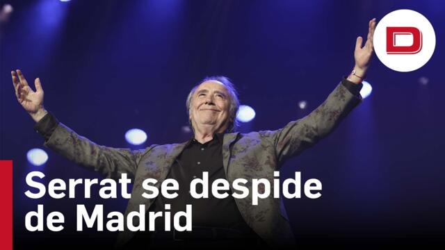 Serrat dice adiós a su público madrileño: "Me despido de una ciudad que tanto amor me ha dado"