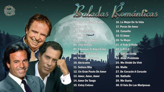 JULIO IGLESIAS, DYANGO, JOSÉ VELEZ PURO 30 ÉXITOS ROMÁNTICOS INOLVIDABLES - CANCIÓN DE AMOR