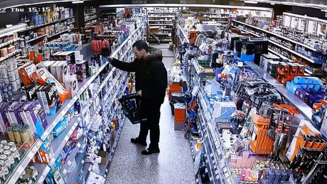 CCTV footage from Grantham Costcutter