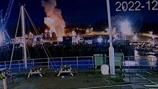 CCTV shows moment block of flats destroyed by fatal explosion in Jersey