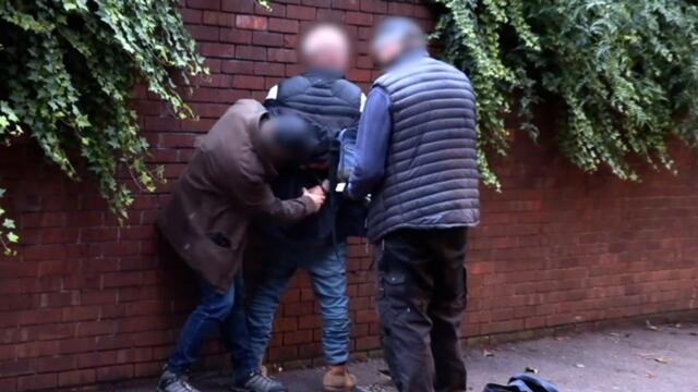 Moment gangster plotting to smuggle £45m of drugs is caught after sending photo of his dog to accomplice