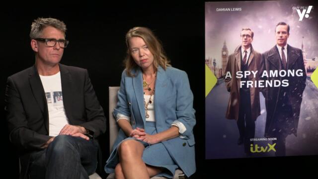 A Spy Among Friends: Anna Maxwell Martin praises Guy Pearce's 'mammoth' performane