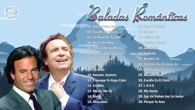 DYANGO Y JULIO IGLESIAS SUS MÁS HERMOSA CANCIONES - 30 GRANDES EXITOS INMORTALES