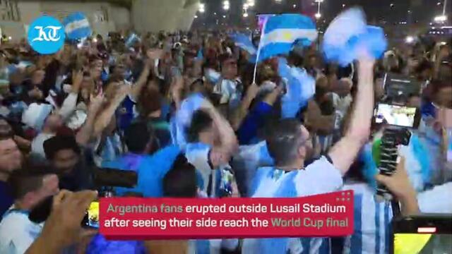 Fifa World Cup: Argentina fans ecstatic over semi-final win