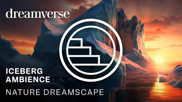 Nature Ambience 🧊 [Iceberg Crackling] ∿ 10 Hour ∿ Natural ASMR for Relaxing and Regeneration