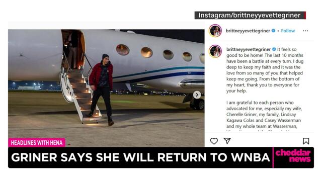 Brittney Griner Returning to the WNBA