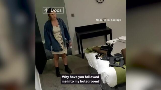 Undercover journalist pretending to be drunk followed to hotel by man in new documentary