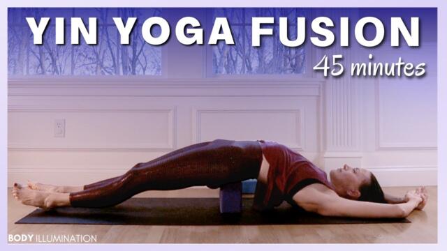 Yoga flow Full body Stretch Yin Vinyasa flow for Flexibility Mobility SHIFT 45 mins with Rebekah
