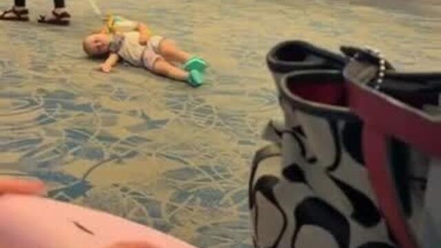 Mom Drags Child Across the Floor Because He Refused to Move