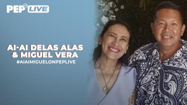 WATCH: Ai-Ai delas Alas & Miguel Vera on PEP Live