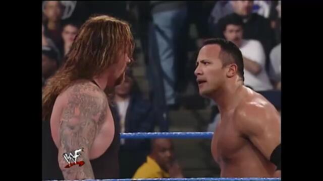 WWF Rikishi vs Kane vs The Rock vs The Undertaker Main Event (SD 11.01.2002)