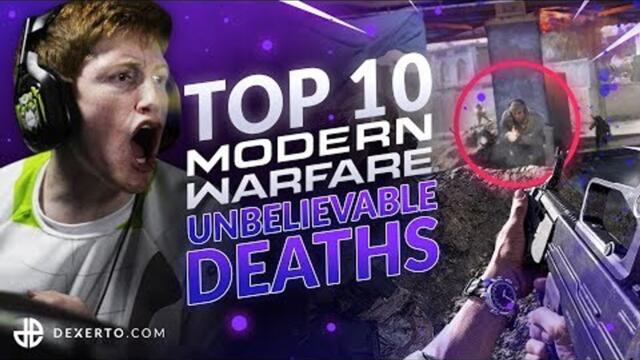 Top 10 UNBELIEVABLE Deaths in CoD Modern Warfare