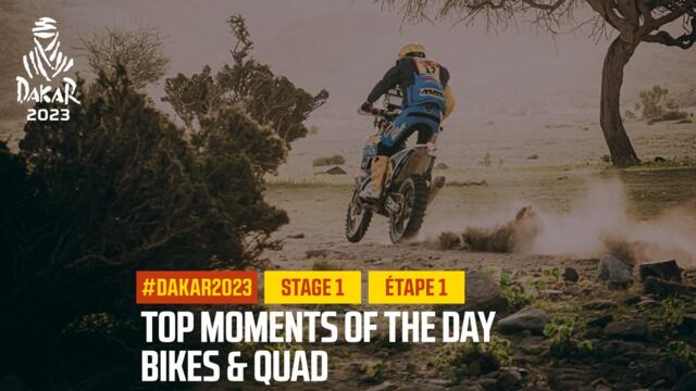 Bikes and Quads Top moments  - Étape 1 / Stage 1 - #Dakar2023