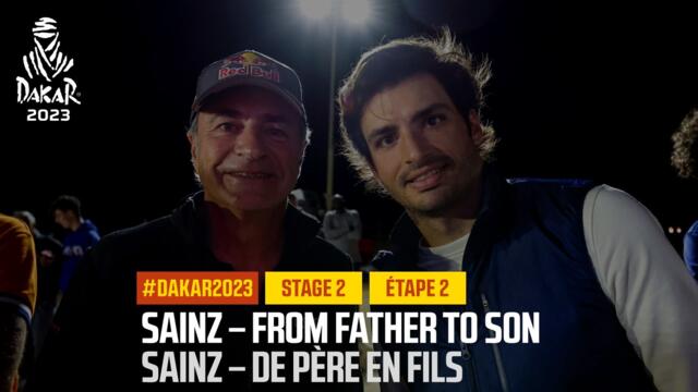 Sainz, from father to son / Sainz, de père en fils - Étape 2 / Stage 2 - #Dakar2023