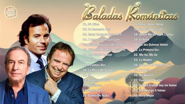 JULIO IGLESIAS, JOSÉ LUIS PERALES, DYANGO MIX 30 SUPER ÉXITOS ROMÁNTICOS DEL RECUERDO