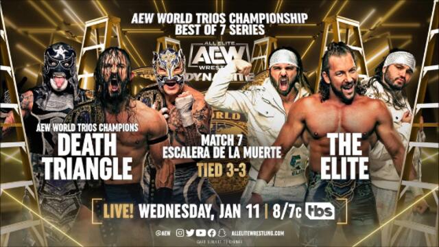 The Elite vs Death Triangle AEW World Trios Championship