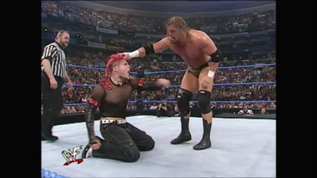 Jeff Hardy vs Triple H to win the WWF Intercontinental Championship Main Event (SD 12.04.2001)