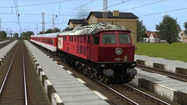 Trainz 12: Ruse - Silistra - Ruse with fast train; Samuil - Silistra (Part 2/4)