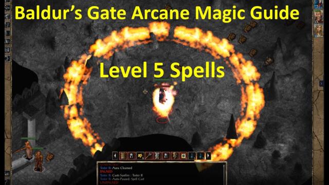 Baldur's Gate Level 5 Arcane / Mage Magic Spell Guide