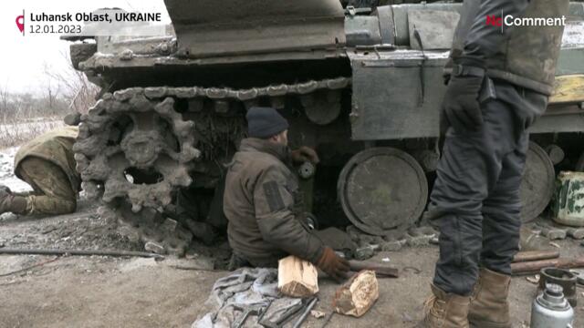 Watch: Ukraine’s army still relies on Soviet-era tanks