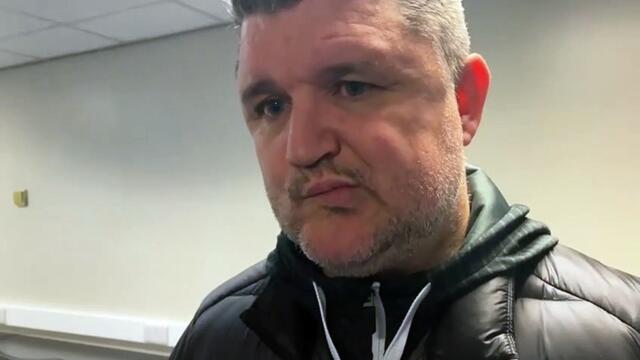 Simon Bassey's post-match reaction