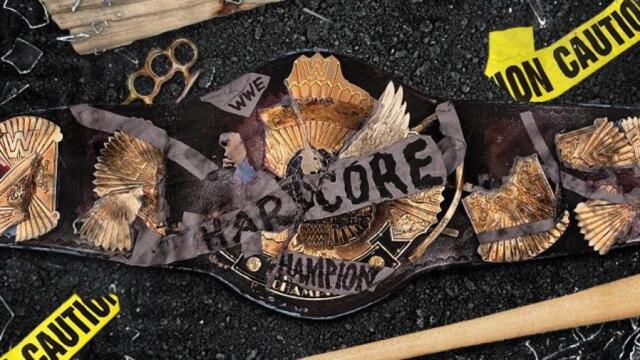 Mr. McMahon awards Mankind the Hardcore Title