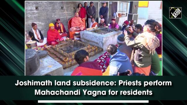 Joshimath land subsidence: Priests perform Mahachandi Yagna for residents