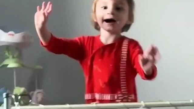 Mum who was told daughter would never move in tears as brave girl waves for first time ever