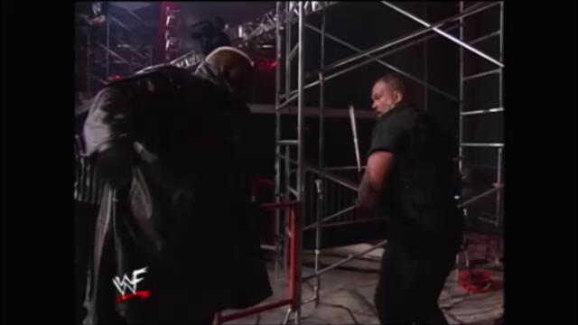 The Big Bossman vs Viscera WWF Hardcore Championship