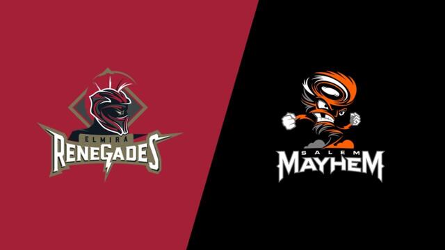 PBLA: Elmira Renegades (NY) vs Salem Mayhem (VA) | Professional Box Lacrosse Association | FULL GAME