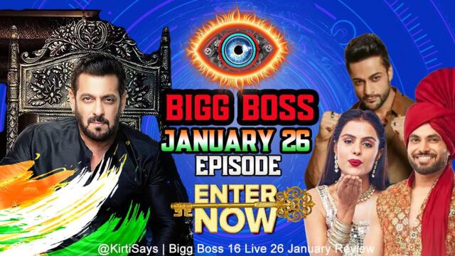 BIGG BOSS 16 Full Episode Today 26 January 2023 | Bigg Boss 16 LIVE Review Day 117