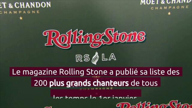 Le magazine Rolling Stone a "oublié" Céline Dion dans sa liste des plus grands chanteurs