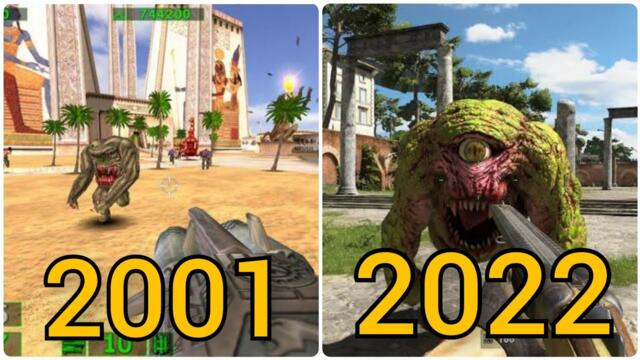 The Evolution of the Serious Sam Games (2001-2022) - in HD!