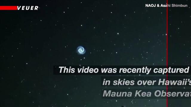 Strange UFO Caught On Camera Spiraling Over Hawaii
