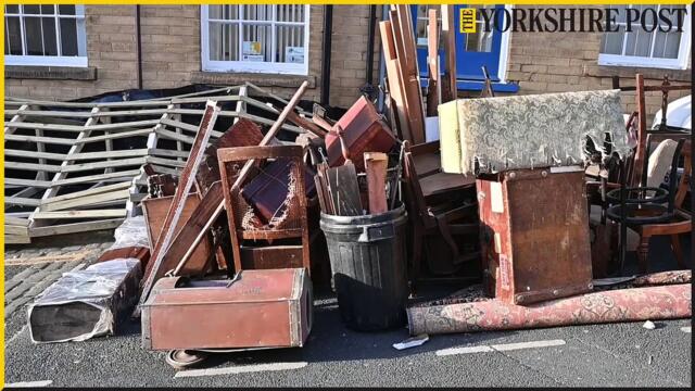 Work begins for filming of Six Triple Eight begins in Little Germany, Bradford