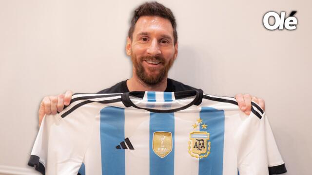 Lionel MESSI mano a mano con Olé en París #MessiConOlé