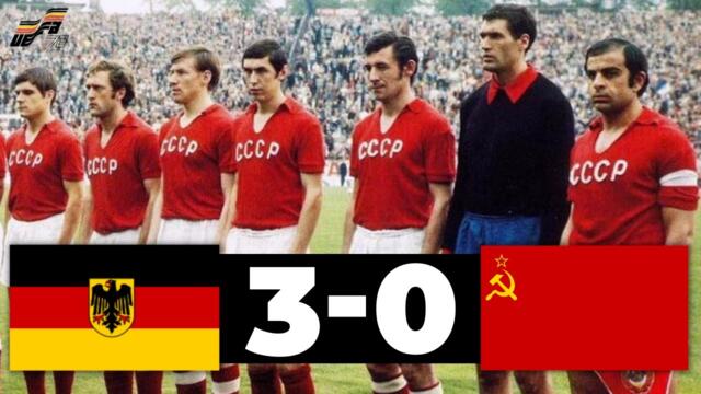 West Germany 3-0 CCCP (Soviet Union) ● UEFA Euro 1972 Final Extended Goals & Highlights HD