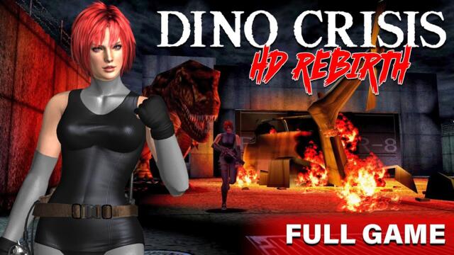 Dino Crisis Rebirth + HD MOD PC FULL GAME - Playthrough Gameplay