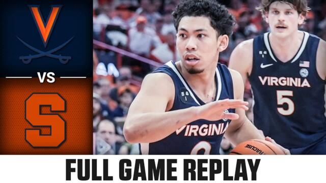 Virginia vs. Syracuse Full Game Replay |2022-23 ACC Men’s Basketball