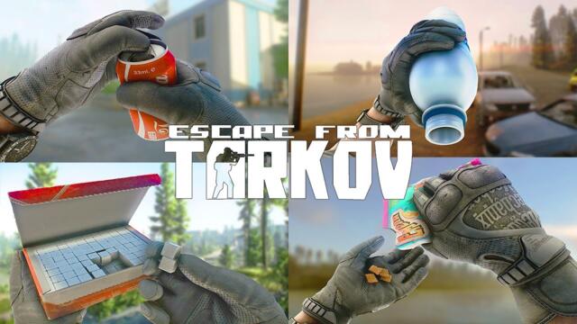Epic Beautiful All Food and Drinks Animation - Escape from Tarkov [2022] | 4k