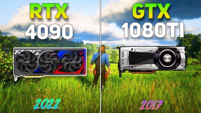 RTX 4090 vs GTX 1080 Ti | Test in 12 Games at 4K | Raw Performance |