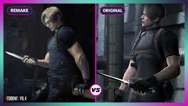 Resident Evil 4 Remake vs Original - Early Gameplay and Graphics Comparison