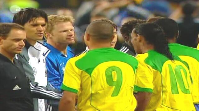 Ronaldo R9, Ronaldinho Gaucho & Adriano Magical Show vs Germany in 2004