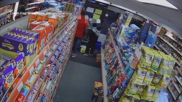 Shopkeeper 'threatened with knife' in altercation with boys