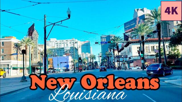 New Orleans Downtown Driving tour /  2023 / 4K / Part 2
