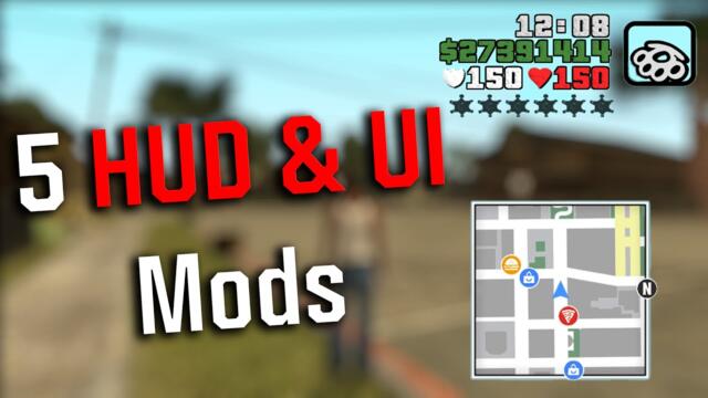 5 HUD & UI Mods For GTA San Andreas