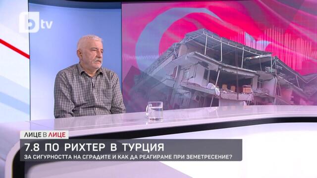 За сигурността на сградите и как да реагираме при земетресение | „Лице в лице“ (06.02.2023) | БТВ
