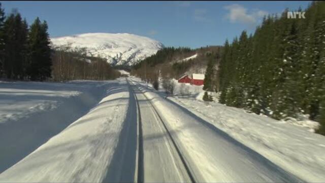 [9:56 Hours] Train Journey to the Norwegian Arctic Circle, WINTER [1080HD] SlowTV