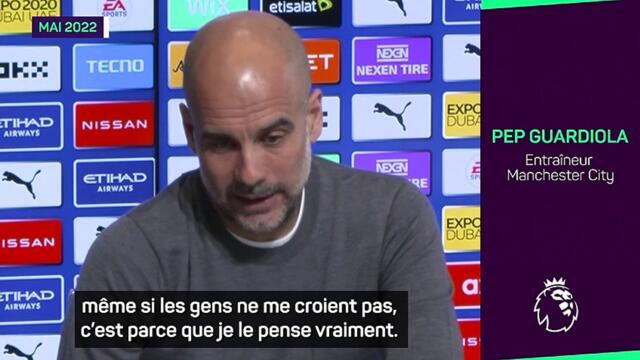 Guardiola en mai dernier : “Si les dirigeants me mentent, je partirais”