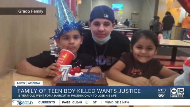 Family of teen boy killed in Phoenix wants justice